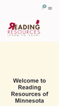 Mobile Screenshot of mnreadingresources.com