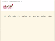 Tablet Screenshot of mnreadingresources.com